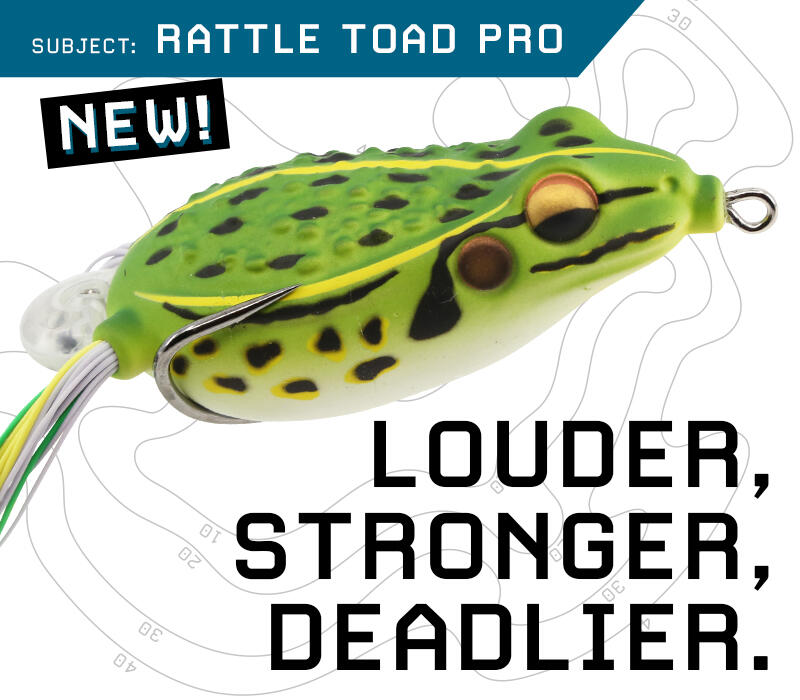 FishLab Rattle Toad Pro – The Loudest Topwater Frog for Trophy Bass ...