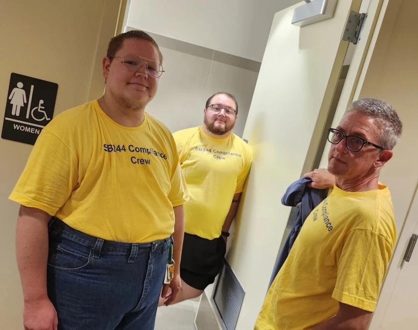 Transgender men in Kansas 'compliance crew' use women's bathrooms to ...