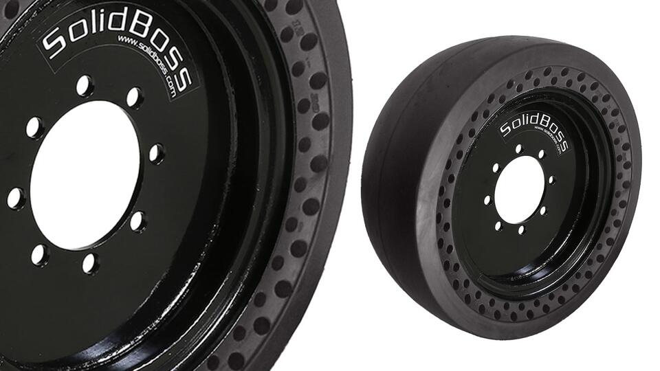 OTR Adds Size 31×10-20 to SolidBoss Smooth Skid-Steer Tire Assembly