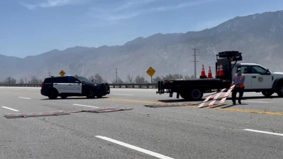 Gene Autry Trail and Indian Canyon close in Palm Springs due to windy ...