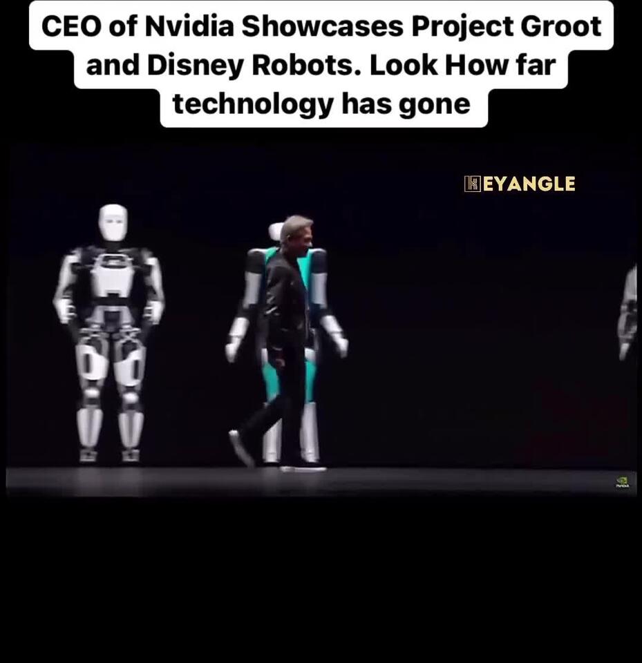 NVIDIA Unleashes Project Groot and Disney Robots at GTC #viralpost # ...