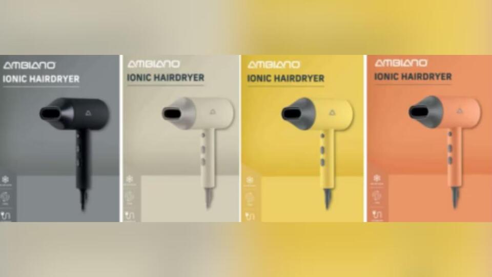 Ambiano Ionic Hairdryers sold by Aldi recalled due to electric shock ...