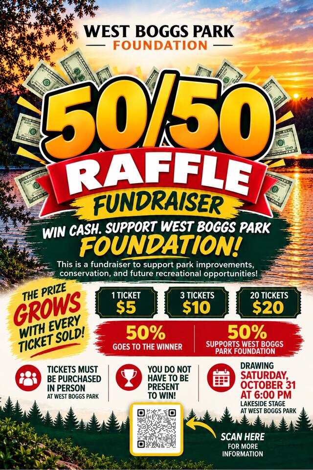 West Boggs Park Foundation announces first 50/50 cash raffle fundraiser ...