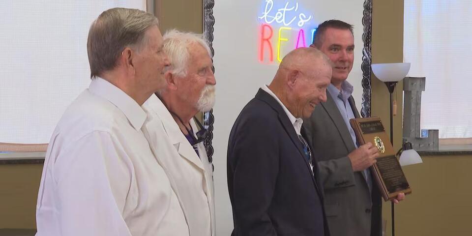 Former RPSB superintendent, late wife honored at Caroline Dormon Jr ...