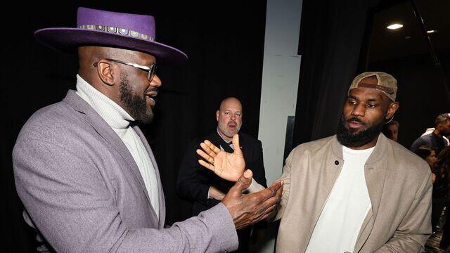 Shaq compares LeBron to Lakers legends: 'At the party but not on stage'