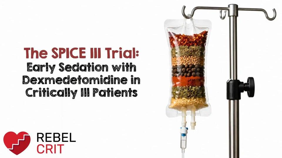 SPICE III Trial: Does Early Dexmedetomidine Improve Survival in Mechanically Ventilated ICU Patients?