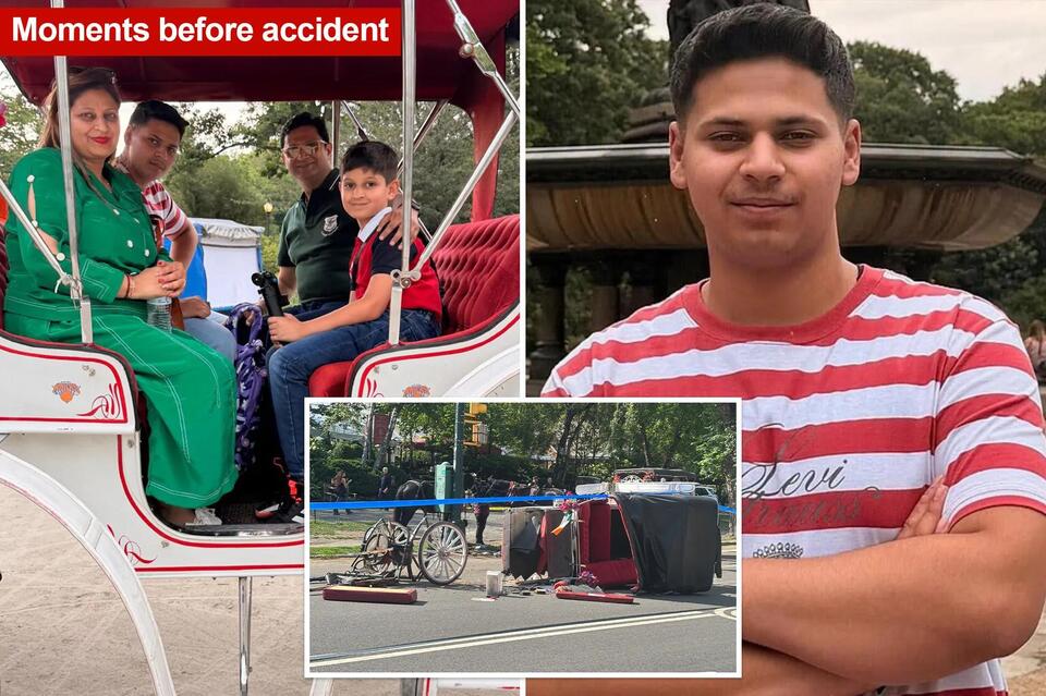Teen tourist who was thrown to his death from Central Park horse was desperately trying to save mom's life