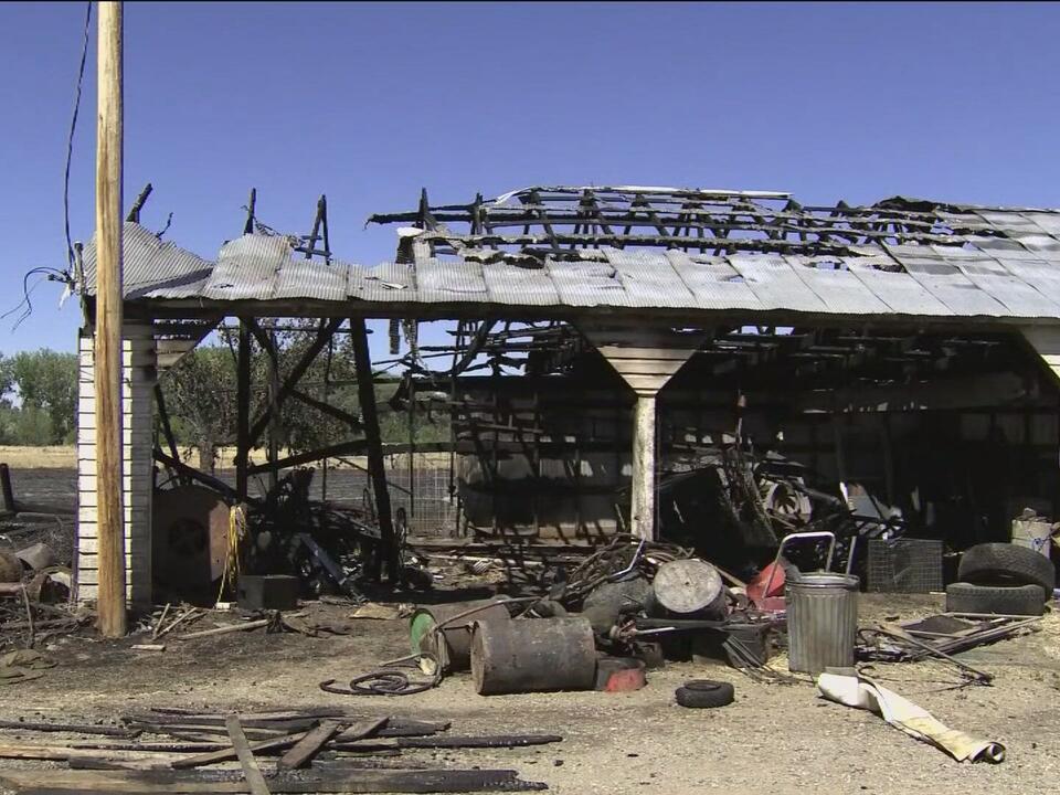 Fire sparks overnight across from Fruitland City Hall