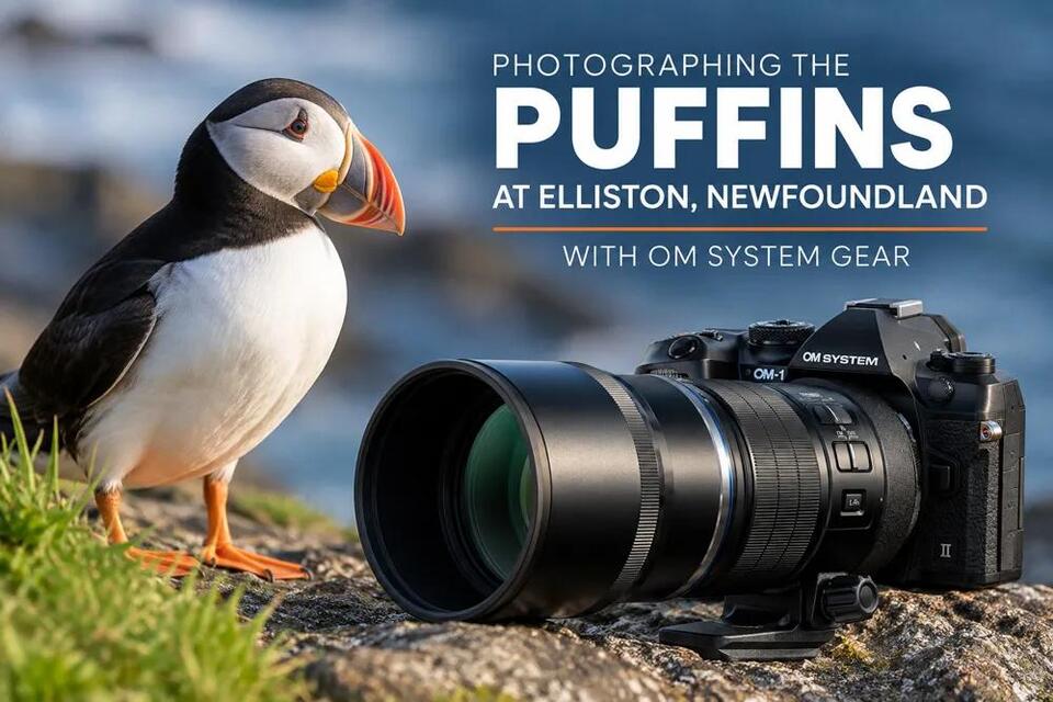 Photographing the Puffins at Elliston, Newfoundland With OM System Gear ...