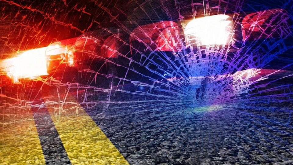 Man dies after car hits semi-trailer on US 385