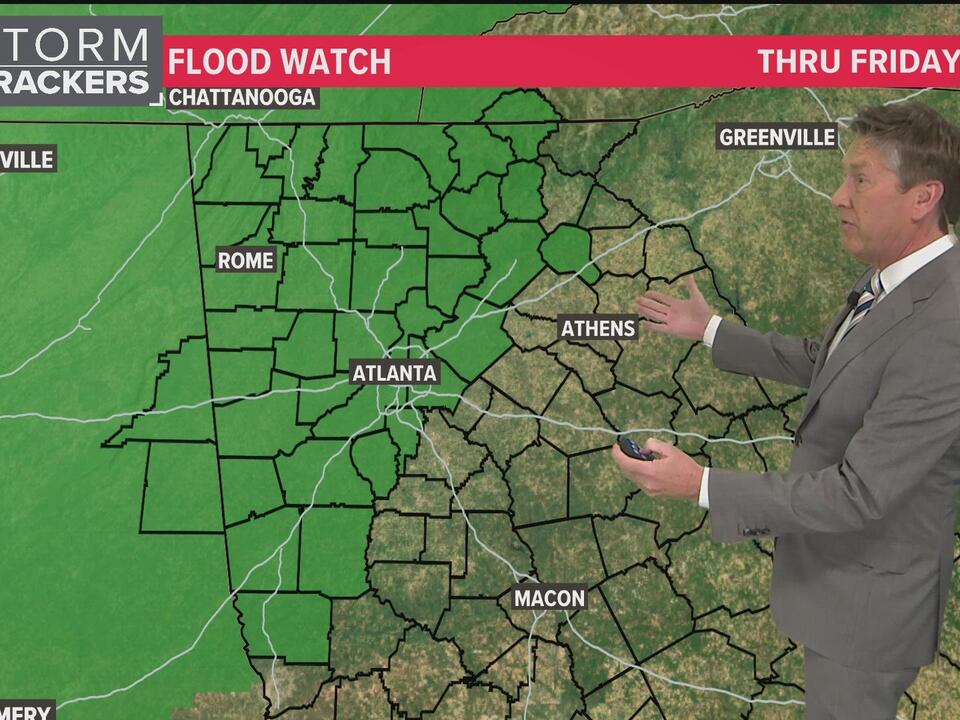 Flood Watch issued for Atlanta until Friday What to know