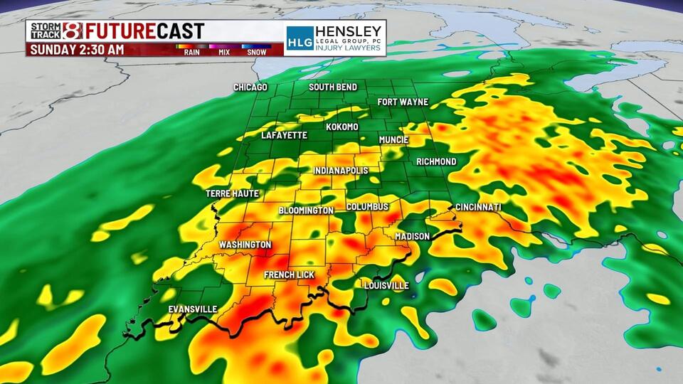 Soaking rain moves in Saturday night | Dec. 28, 2024 - NewsBreak