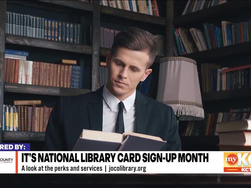 National Library Card Month with the Johnson County Library