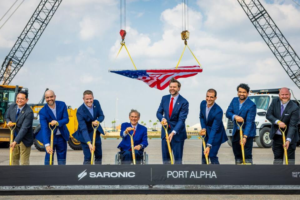 Governor Abbott Breaks Ground On Saronic’s $3 Billion Port Alpha ...