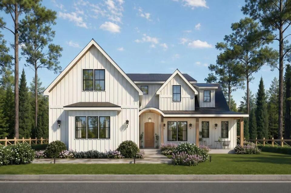 Wrenhollow 3-Bedroom Modern Farmhouse Layout with Wraparound Porch (2,616 Sq. Ft. Floor Plan)
