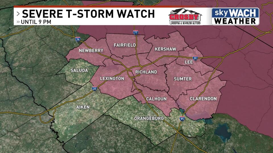 Severe thunderstorms possible this afternoon and early evening - NewsBreak
