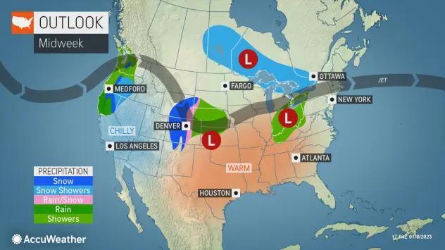Snow, ice and rain to create travel headaches in Midwest and Northeast ...