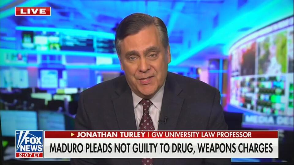 Fox’s Jonathan Turley Mocks Maduro for Claiming He’s Still President ...