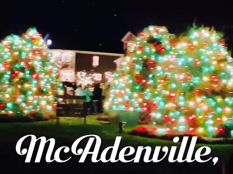The Christmas Lights of McAdenville, NC Traveling With Em & Me