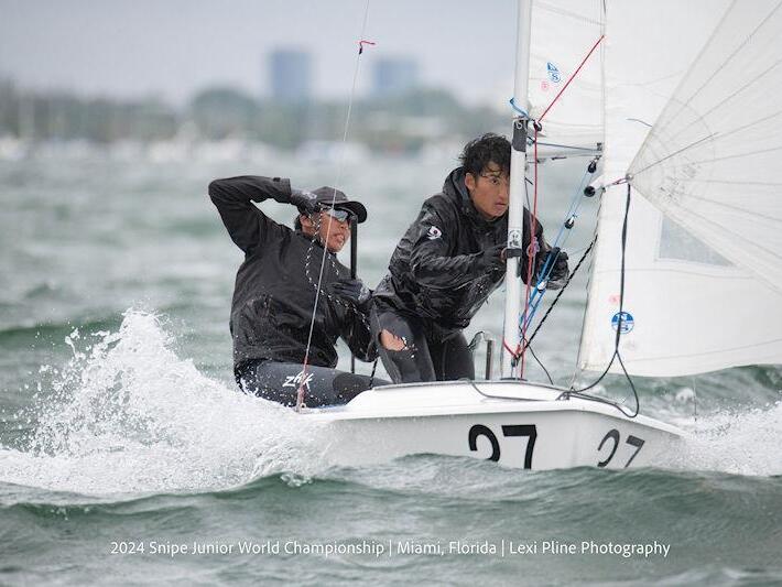 American Callahan Twins Secure 2024 Snipe Junior World Championship