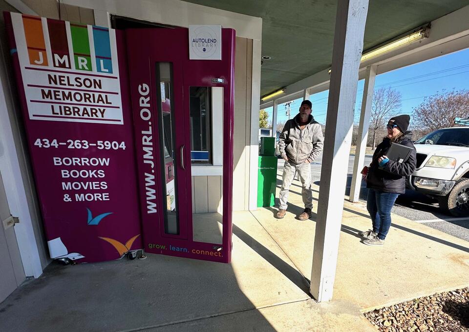 JMRL-Nelson Memorial Library Installs Book Kiosk In Nellysford - NewsBreak