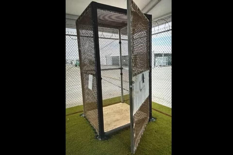 DHS watchdog finds immigrants held at ‘Alligator Alcatraz' in outdoor cages the size of phone booths