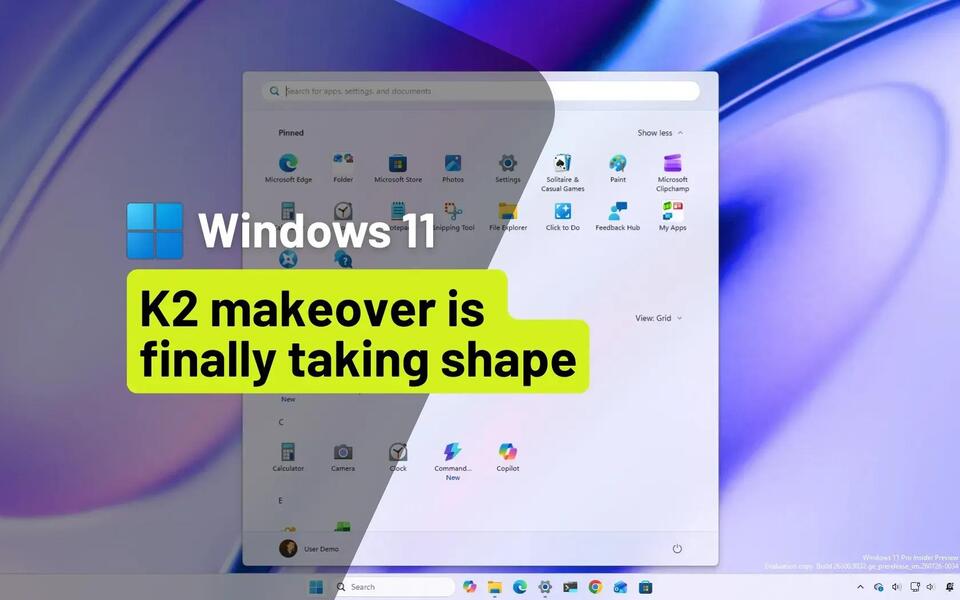 Windows K2 update shows Windows 11’s quality overhaul is moving forward