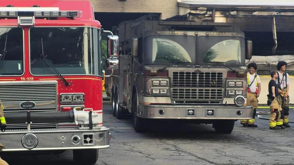 Fire heavily damages Coldenham Fire House, multiple fire trucks in Walden