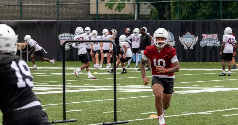 K.C. Keeler talks injuries, QBs and position battles after Wednesday’s practice