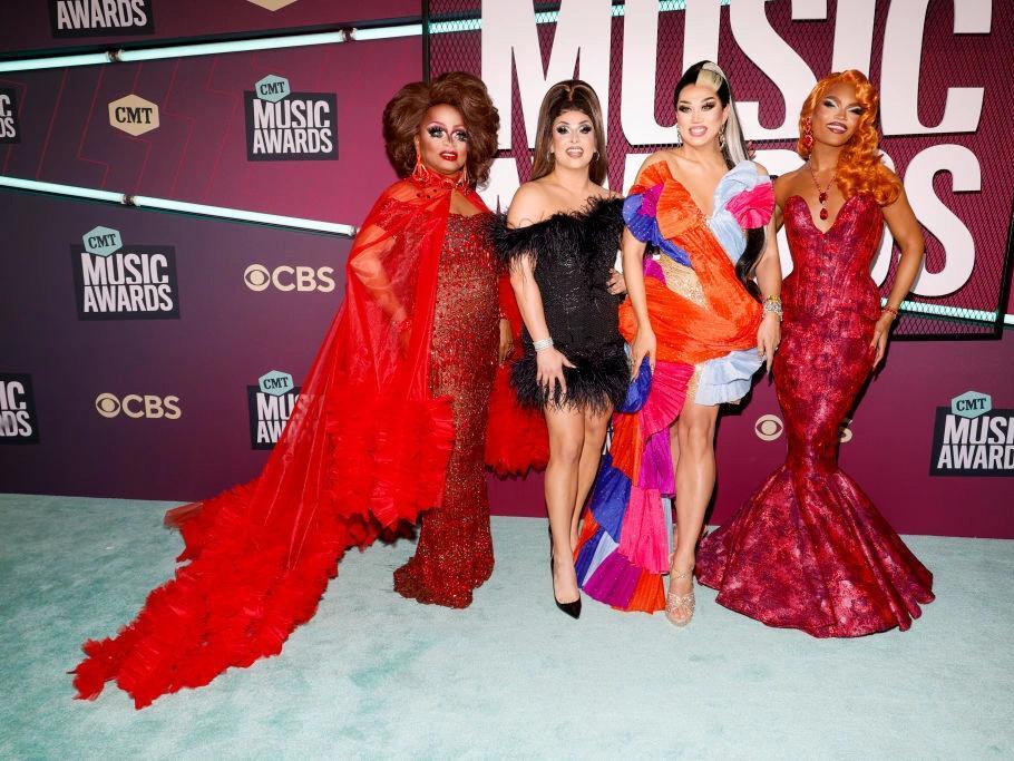 ‘RuPaul’s Drag Race’ Stars Serve Up Drag Queen Glamour in Colorful