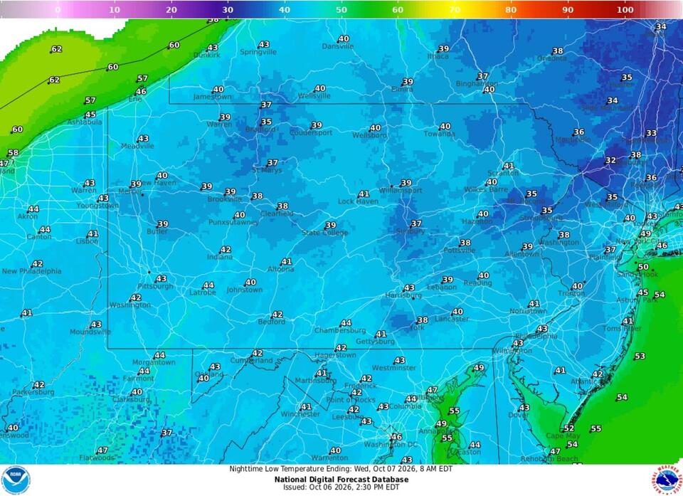 Frost on the way: Here’s where in Pa. dropping temps will put plants at ...