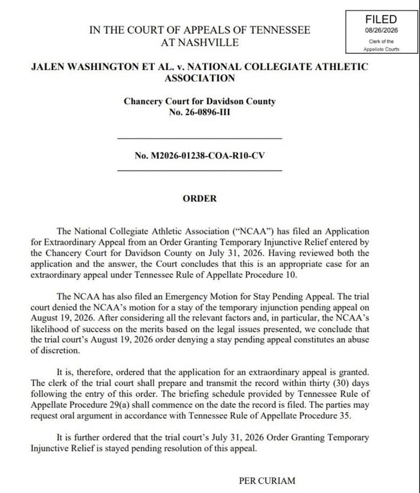 Indiana center Sam Alexis now ineligible, at least for the moment, after Tennessee Court of Appeals ruling