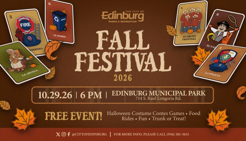 📅 Free loteria-themed Fall Festival on Oct. 29 in Edinburg - NewsBreak