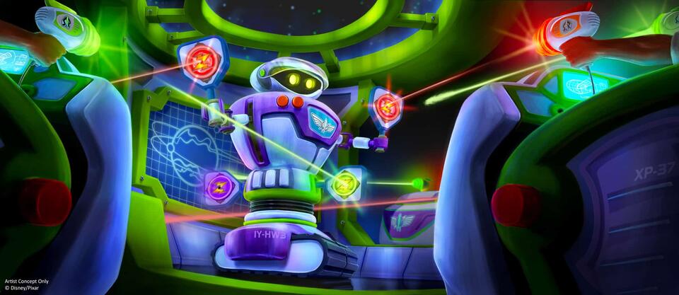 First Look at New Alien Airlock & Hyperspace Scene in Buzz Lightyear’s ...