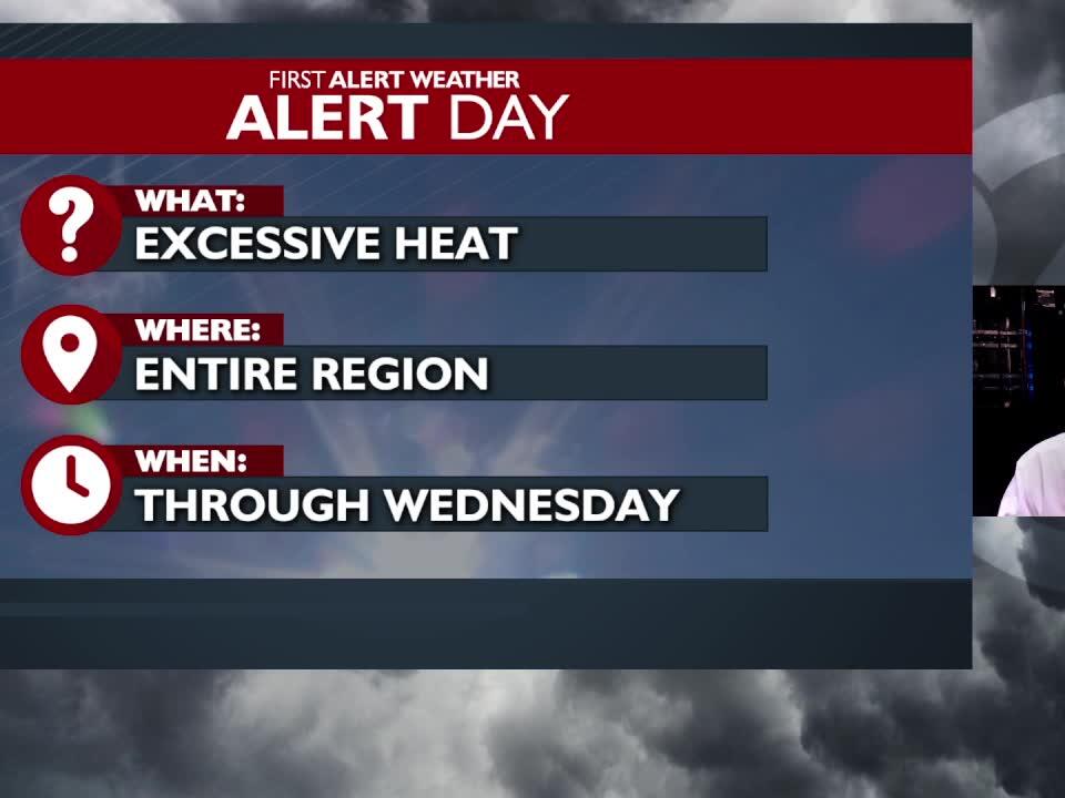 Spokane and Coeur d'Alene forecast with Records falling