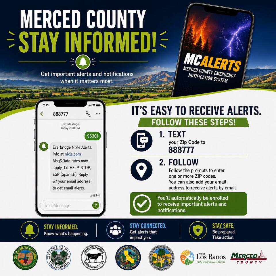 Sign up for Merced County emergency alerts - NewsBreak