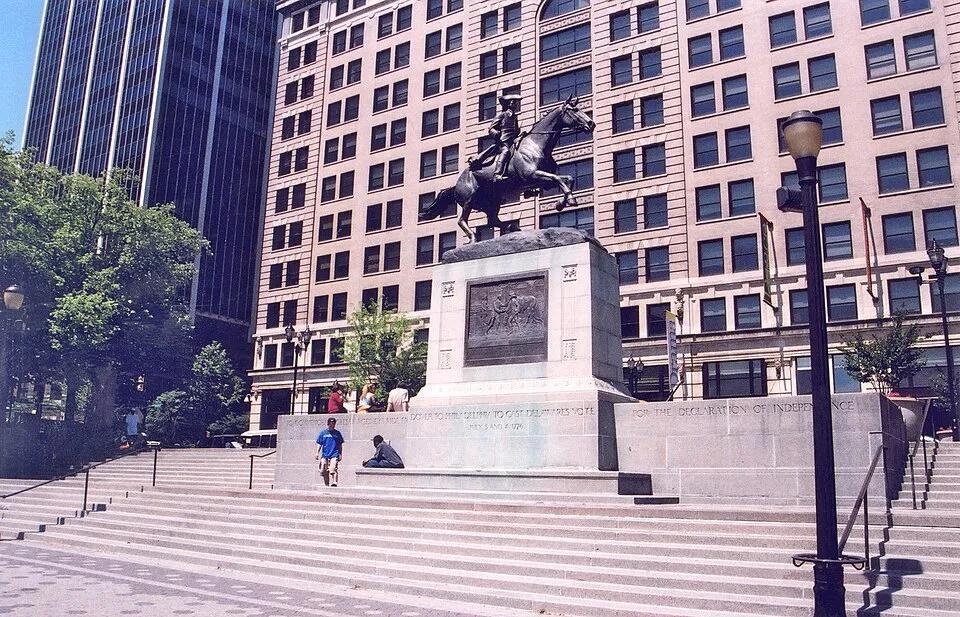 Caesar Rodney Statue Reinstalled at DC’s Freedom Plaza Six Years After Removal