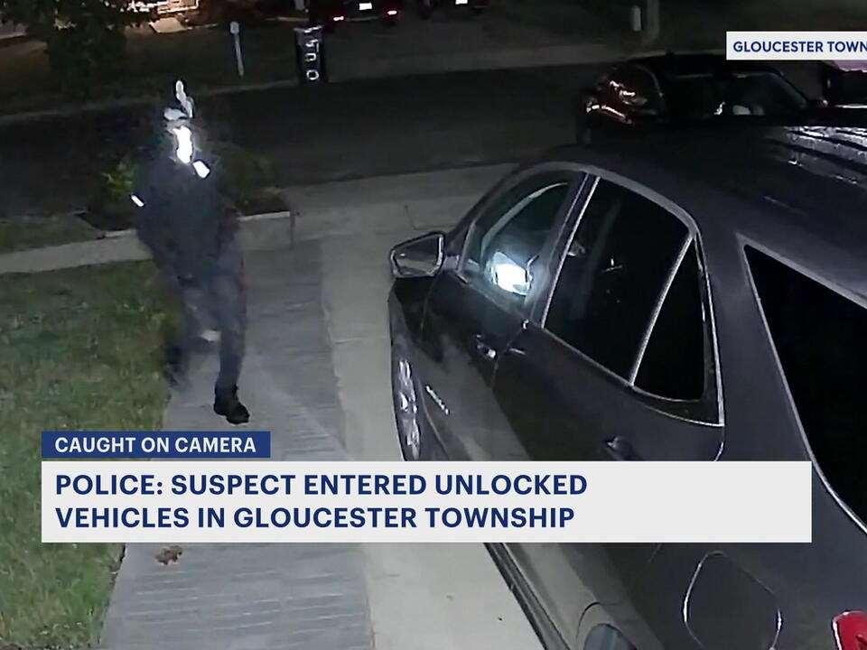 Caught on camera: Car burglar enters unlocked vehicles in Gloucester ...