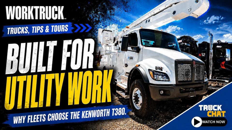 Why Utility Fleets Choose the Kenworth T380