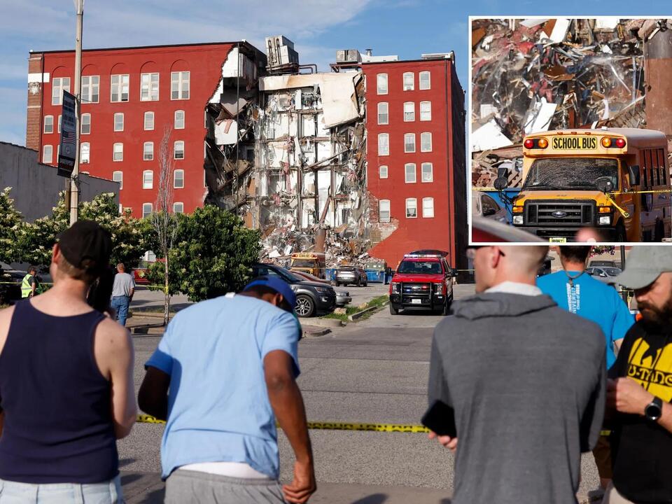 Rescue operations underway after apartment building partially collapses