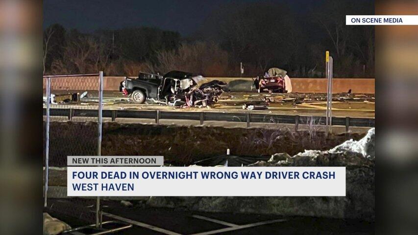 4 killed in early morning crash on I-95 South in West Haven - NewsBreak