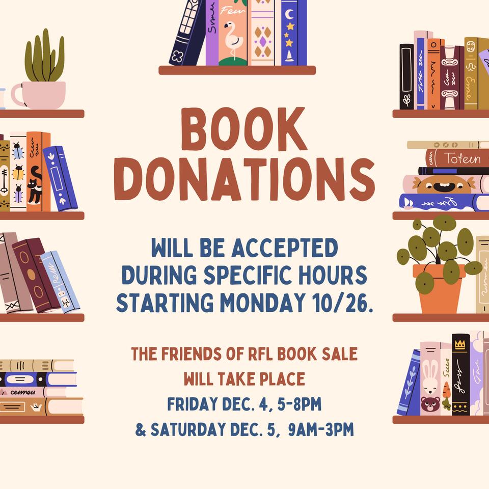 📅 Donate books & games to Richmond library sale (10/26–11/21) - NewsBreak