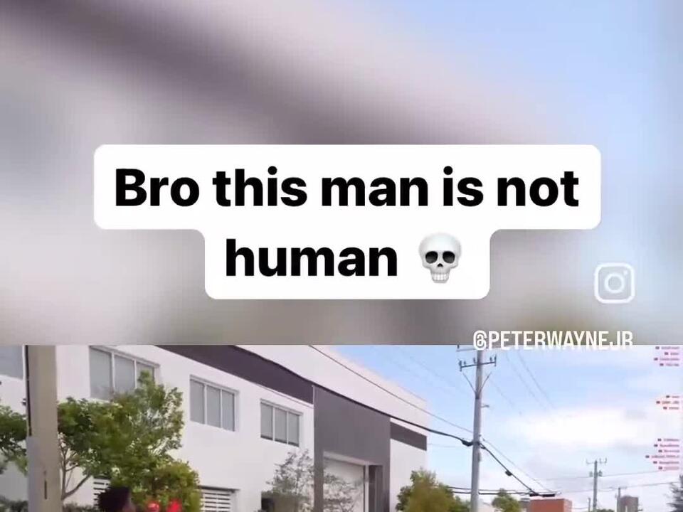 Yeah he's human watch him slip!