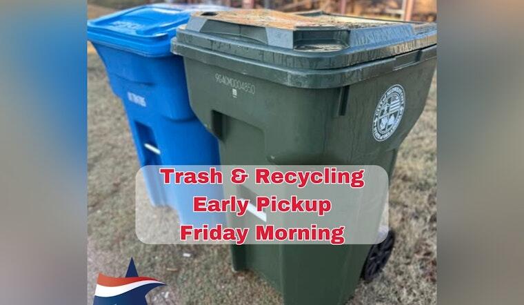 Midwest City Announces Early Trash Pick-Up Ahead of Winter Storm, Urges ...