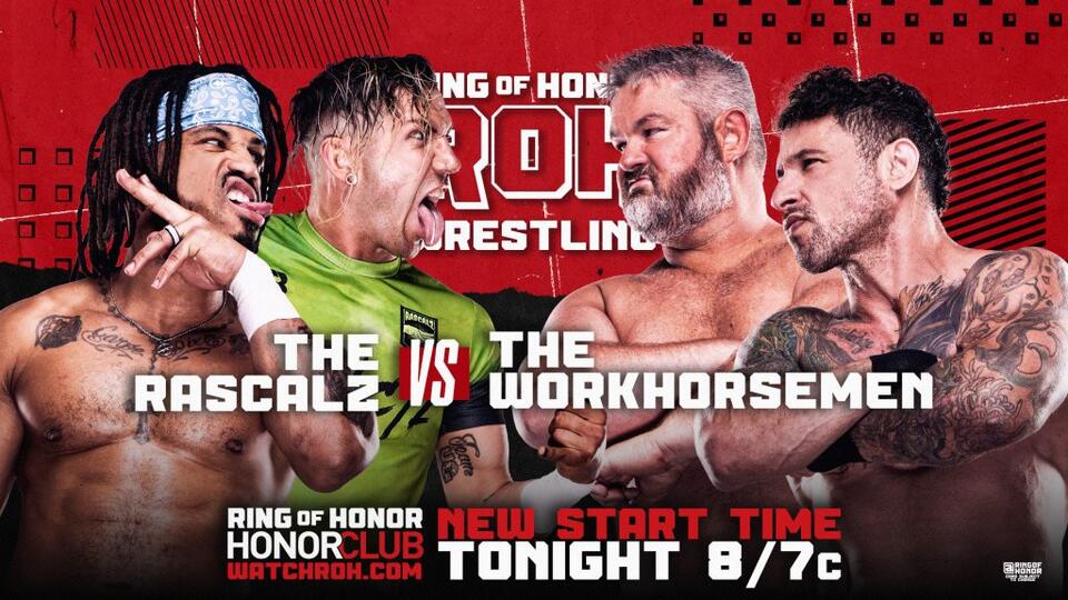 ROH TV live results: Rascalz vs. Workhorsemen, IInspiration in action ...