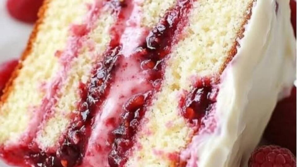 Vanilla Raspberry Cake Brings Bakery Beauty to Your Table - NewsBreak