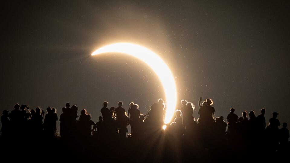 In pictures: Europe's best solar eclipse since 1999