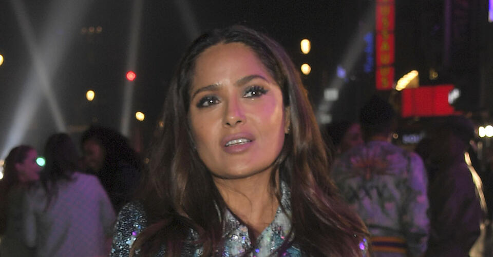 Salma Hayek Shines in a Sequined Dress and Curvy Pink Sandals at the Gucci Love Parade Fashion Show – NewsBreak