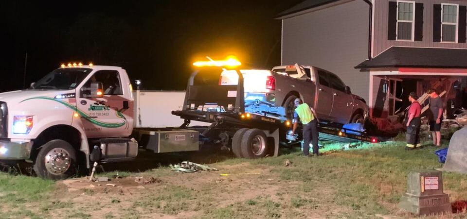 Pickup truck crashes into home in Cumberland County, hits new car in ...