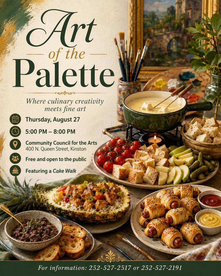 Art of the Palette pairs visual art with culinary creations in Kinston